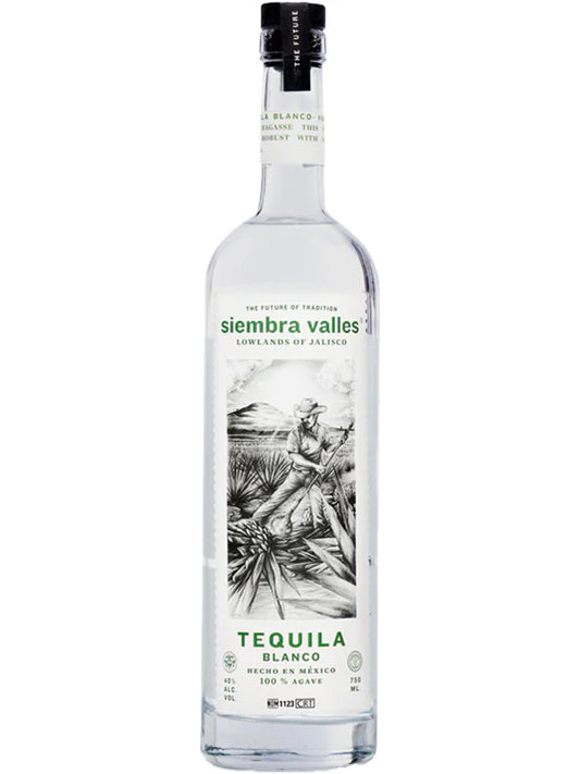 Simbre Valles Blanco Tequila 750ml