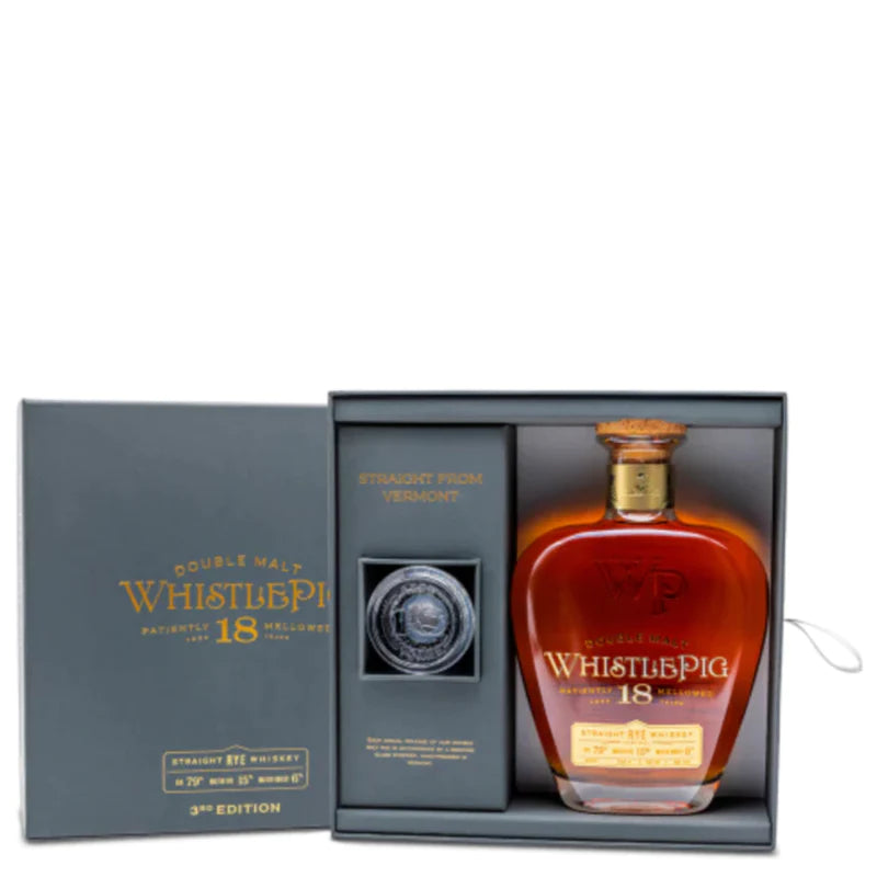 WhistlePig 18 Yr Double Malt Straight Rye Whiskey 750ml