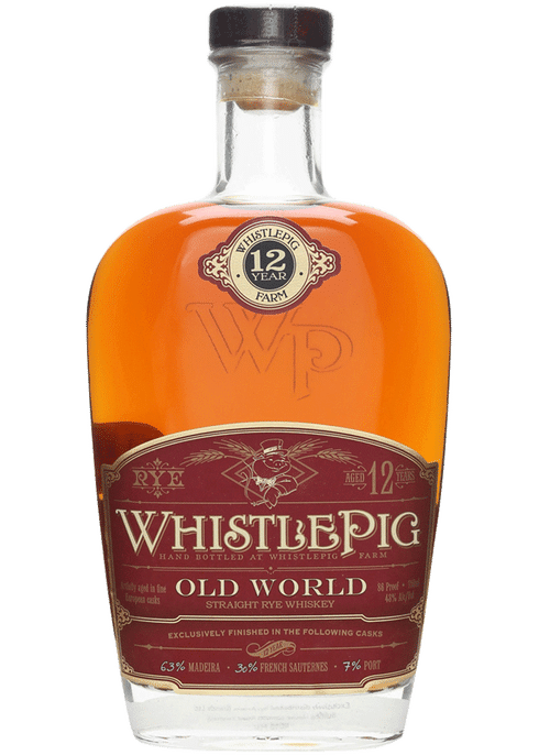 WHISTLEPIG OLD WORLD RYE WHISKEY 12YR 750ML