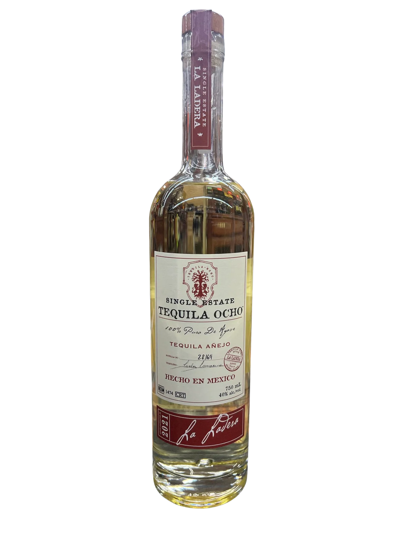 Tequila Ocho Single Estate Anejo 750ml