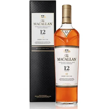 Macallan Sherry Oak 12 Yr Single Malt Scotch Whisky 750ml