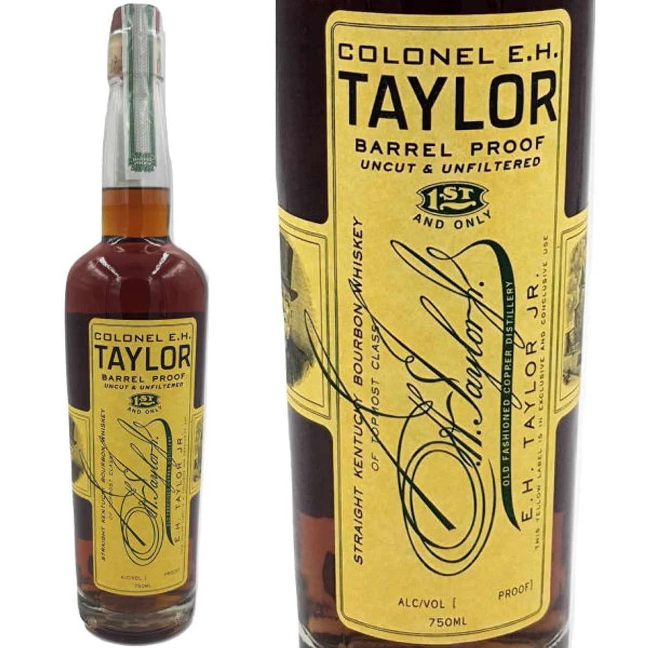 Colonel E.H. Taylor Jr. Barrel Proof Straight Kentucky Bourbon Whiskey 750ml