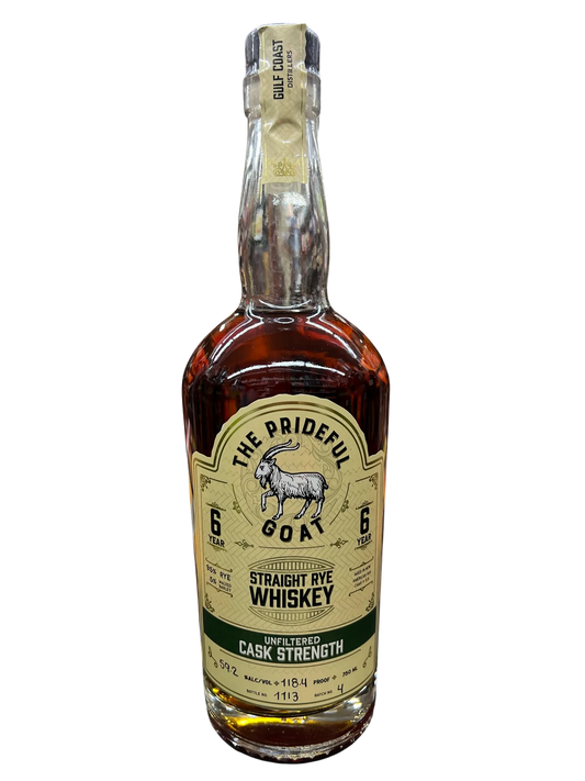 The Prideful Goat 6-Year Straight Rye Whiskey