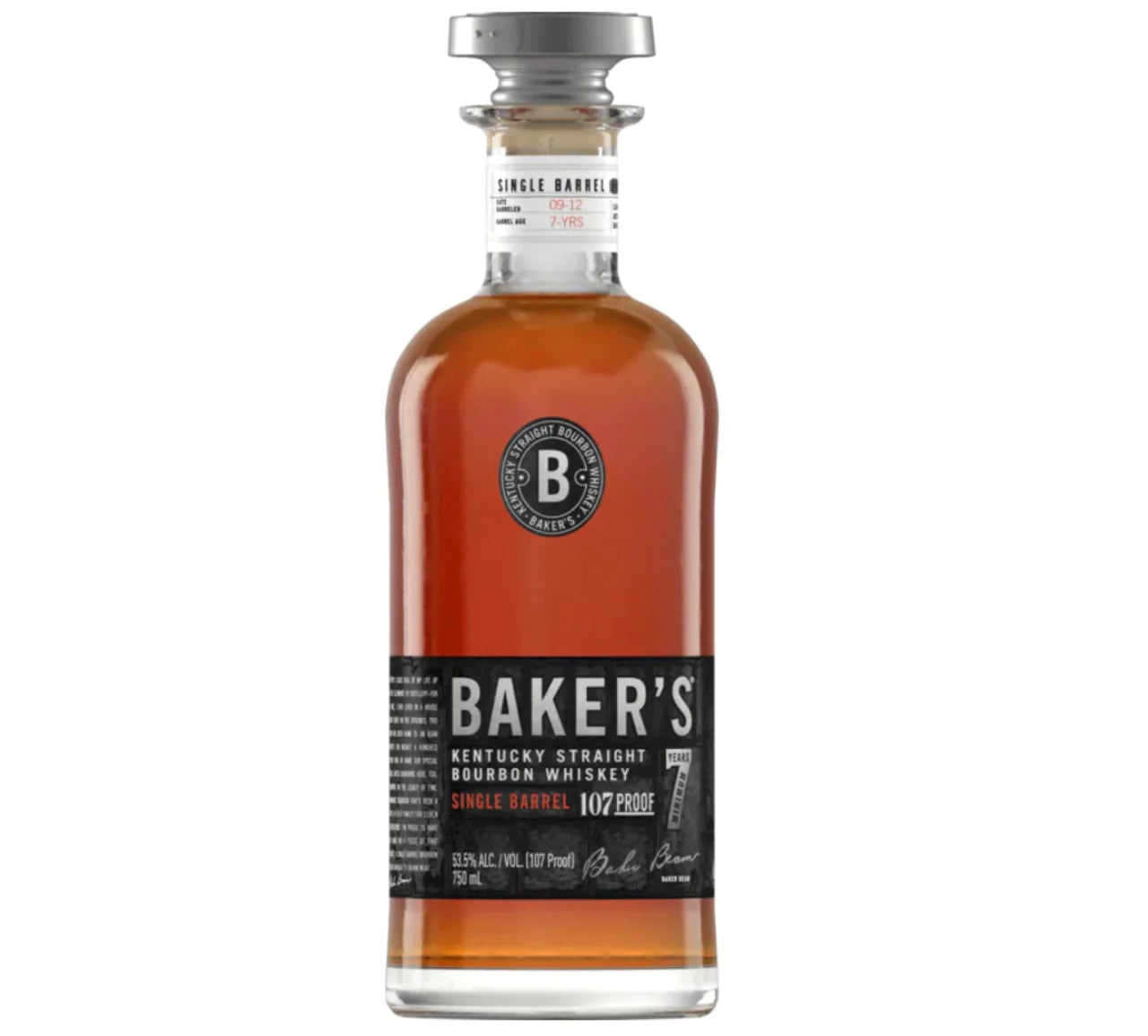 Baker's Single Barrel 7 Year Old Kentucky Straight Bourbon