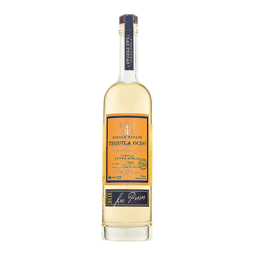 TEQUILA OCHO EXTRA ANEJO LAS PRESAS 2018 750ml