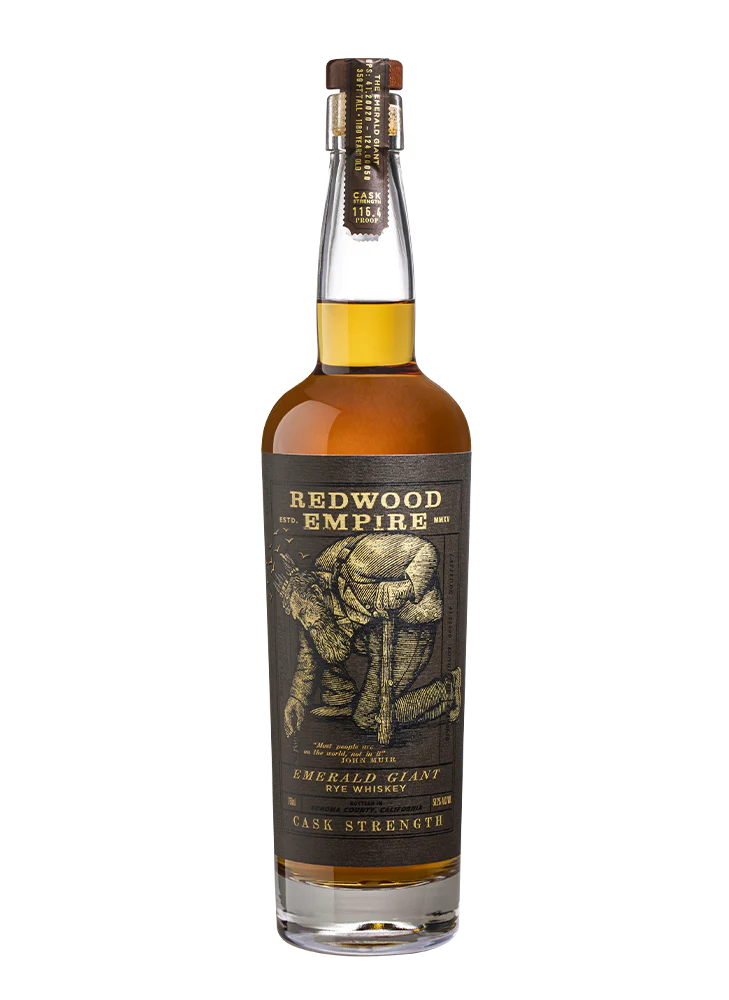 Redwood Empire Emerald Giant Rye Whiskey Cask Strength 750ml