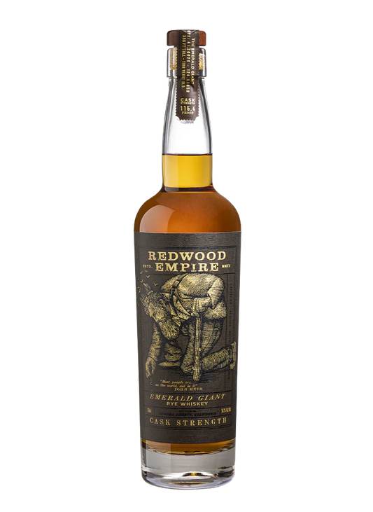 Redwood Empire Emerald Giant Rye Whiskey Cask Strength 750ml