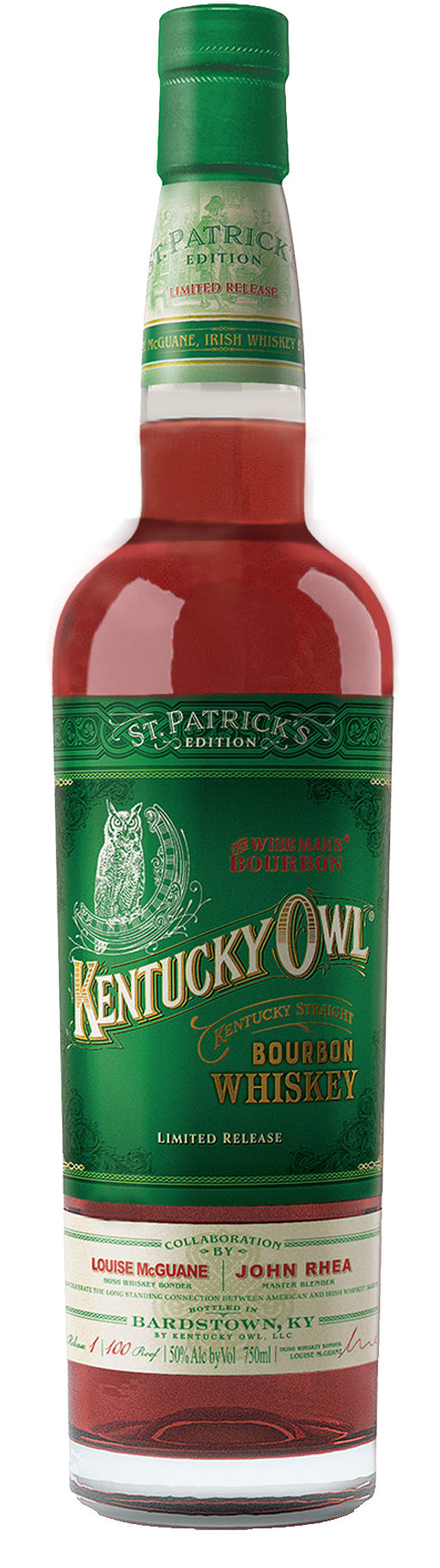 Kentucky Owl St. Patrick's Edition Kentucky Straight Bourbon Whiskey  750 ML